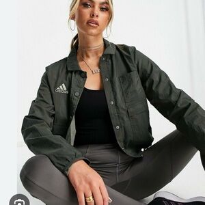 NWT Adidas Women's Green Jacket Size Large